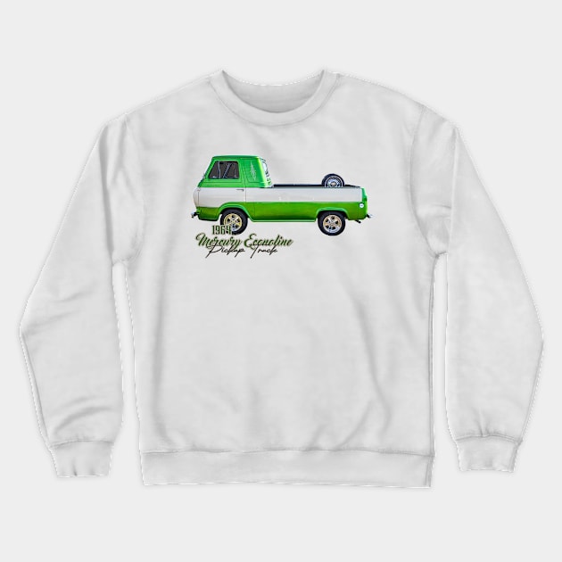 1964 Mercury Econoline Pickup Truck Crewneck Sweatshirt by Gestalt Imagery